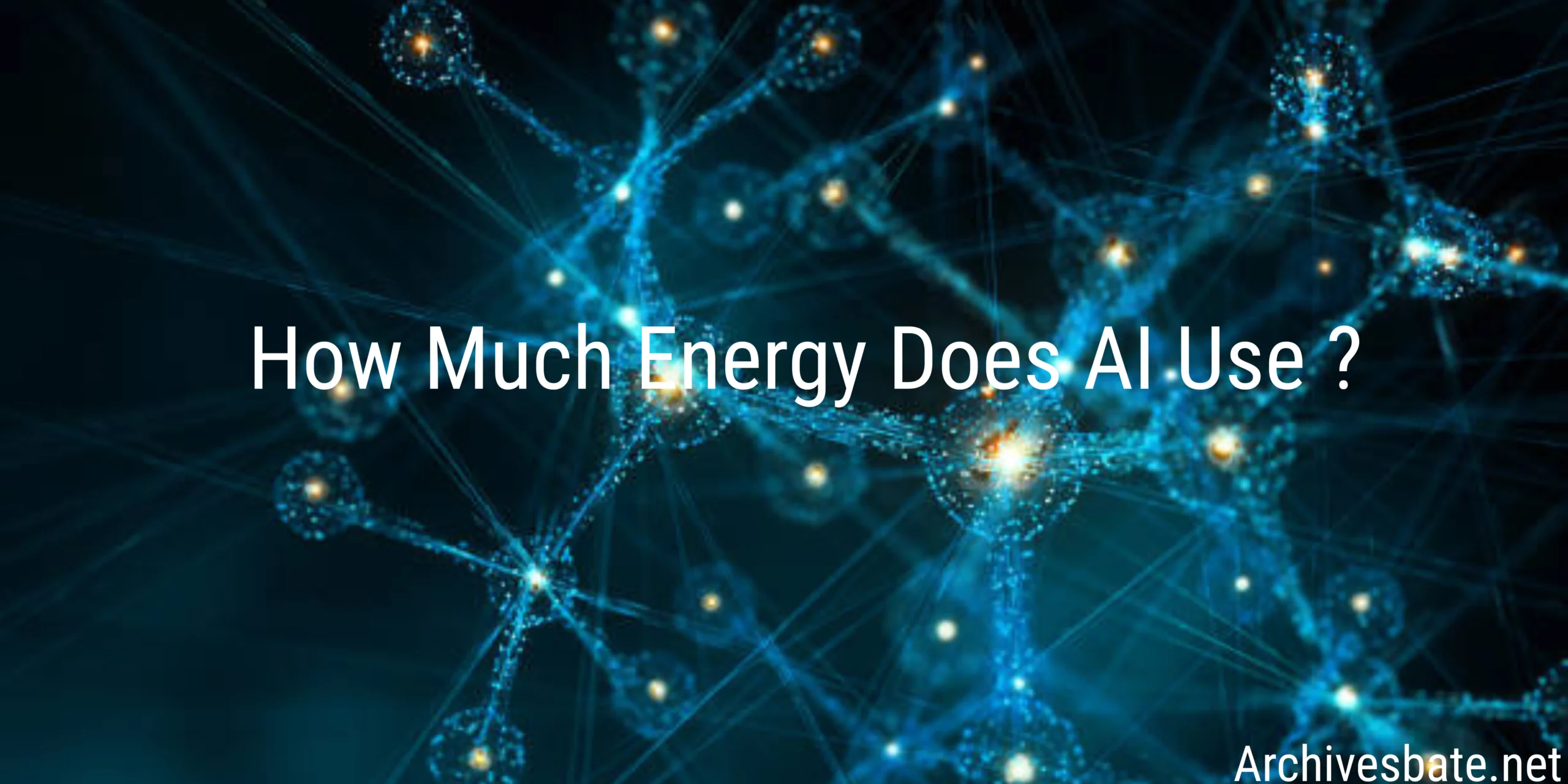 How Much Energy Does AI Use